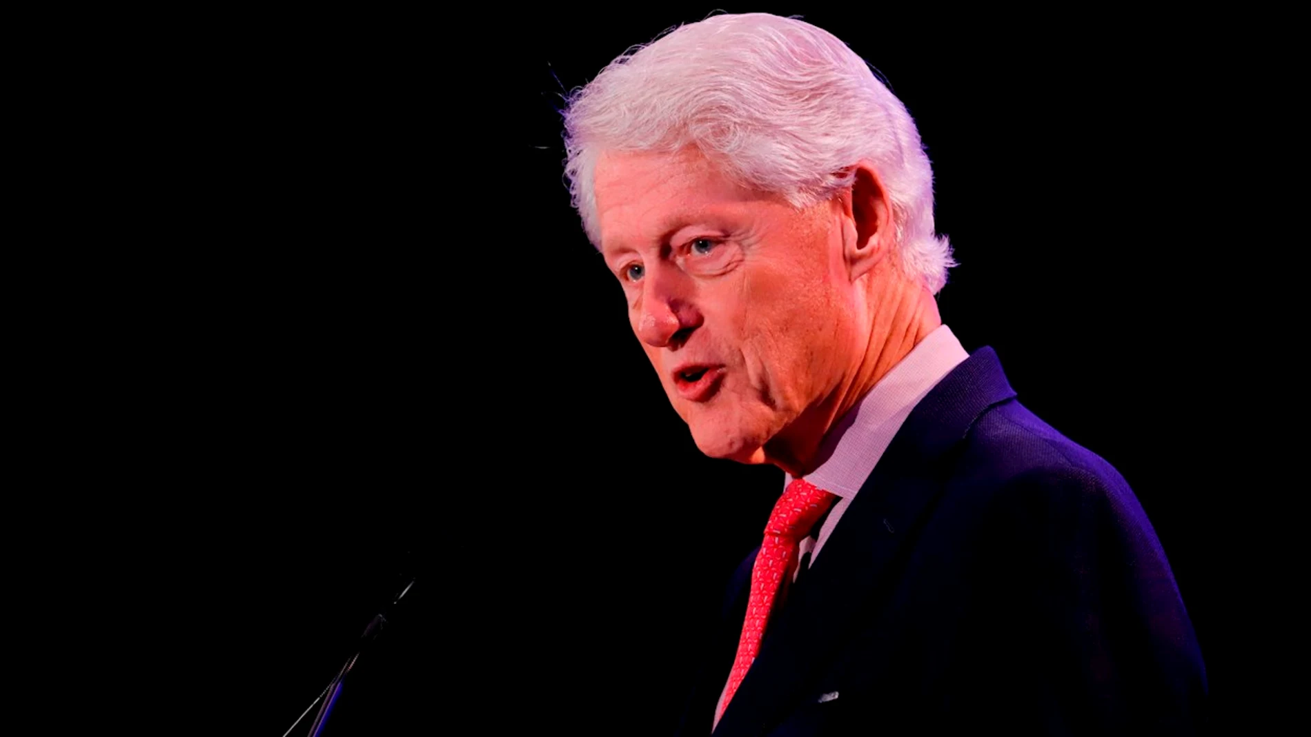 Fotografía de archivo de Bill Clinton durante un evento de la Clinton Fundation