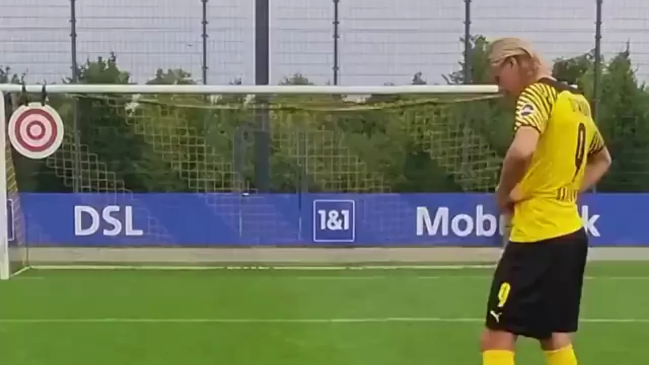 Haaland sorpende con otra 'delicatessen' mundial