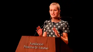 Leonor emplaza a los jóvenes a construir un "futuro más sostenible" en su discurso de los Premios Princesa de Asturias
