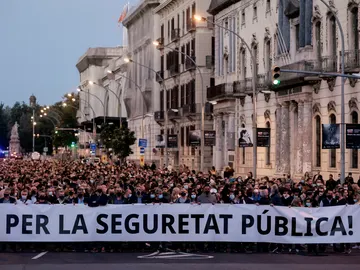 Manifestación en Barcelona Manifestación en Barcelona