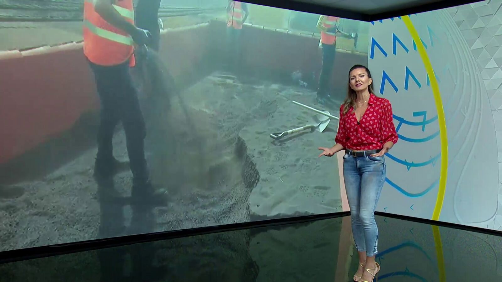 La ceniza mojada por la lluvia en La Palma puede derrumbar edificaciones por el aumento de peso