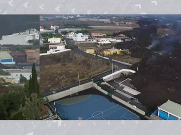 Centenares de viviendas en La Laguna se encuentran amenazadas por una de las coladas del volcán de La Palma