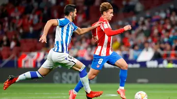La Real Sociedad sigue líder de la Liga tras empatar a 2 contra el Atlético de Madrid La Real Sociedad sigue líder de la Liga tras empatar a 2 contra el Atlético de Madrid