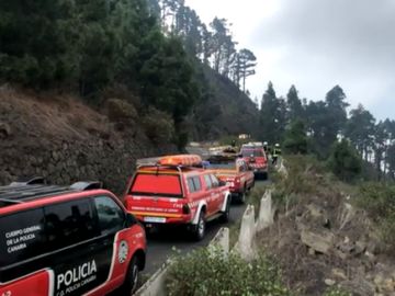 Equipos de emergencia atrapados en La Palma