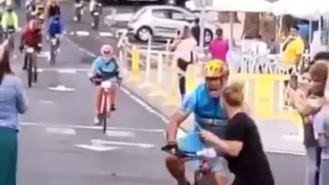 El momento del atropello en El Hierro El momento del atropello en El Hierro