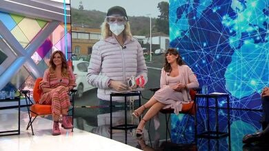 Lorena García felicita a Susanna Griso en directo: 