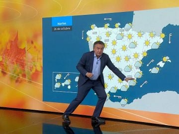Jornada soleada de cielos despejados excepto en el norte, donde se esperan lluvias d&eacute;biles
