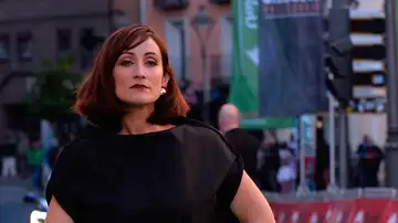 La razón de Ana Morgade para vestir un portatrajes en la Seminci: "durante años pensé que mi cuerpo era el equivocado" La razón de Ana Morgade para vestir un portatrajes en la Seminci: "durante años pensé que mi cuerpo era el equivocado"