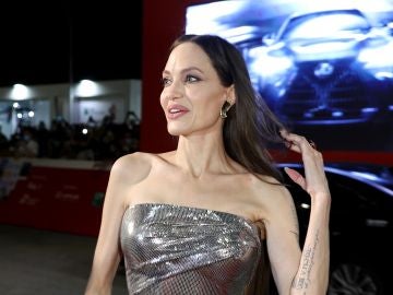 Angelina Jolie en la presentación de 'Eternals' en Roma