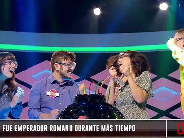 Septimio Severo, el emperador romano que otorga el pleno inicial a 'Filomenos' en '¡Boom!' Septimio Severo, el emperador romano que otorga el pleno inicial a 'Filomenos' en '¡Boom!'