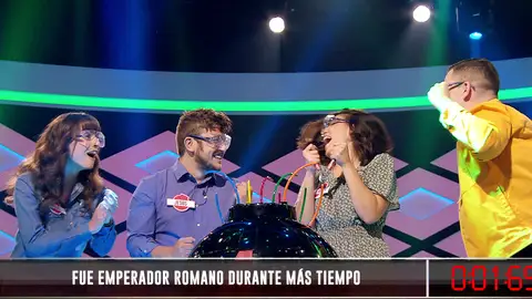 Septimio Severo, el emperador romano que otorga el pleno inicial a 'Filomenos' en '¡Boom!' Septimio Severo, el emperador romano que otorga el pleno inicial a 'Filomenos' en '¡Boom!'