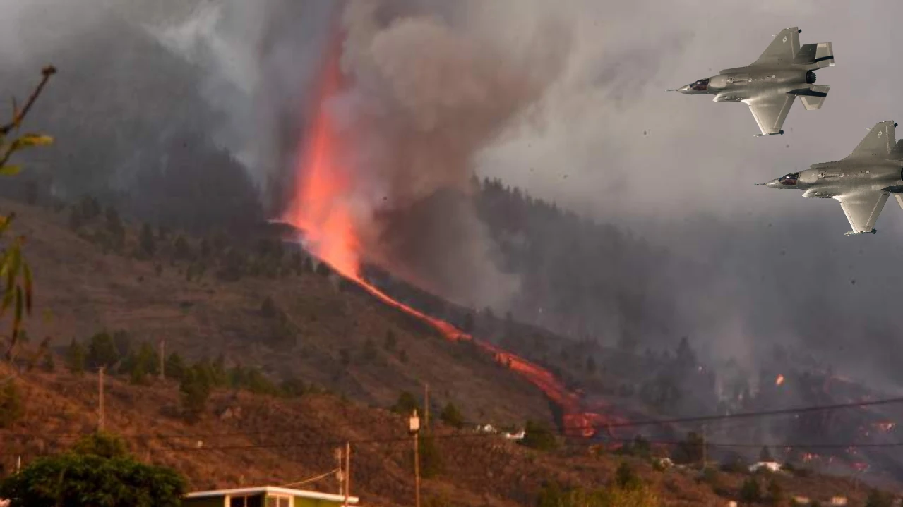 Bombardear el volc&aacute;n de La Palma