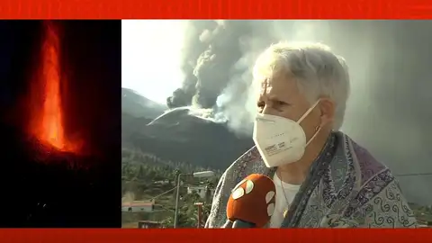 Afectados por el volcán. Afectados por el volcán.