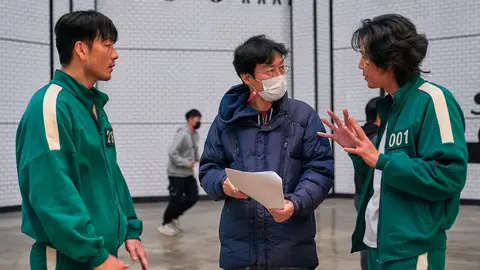 El director Hwang Dong-hyuk en 'El juego del calamar' El director Hwang Dong-hyuk en 'El juego del calamar'
