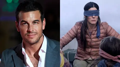Mario Casas y Sandra Bullock en 'A ciegas' Mario Casas y Sandra Bullock en 'A ciegas'