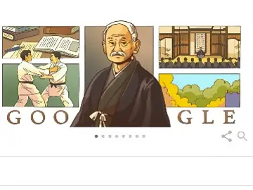 Google celebra hoy con un doodle el 161 cumpleaños del 'padre del judo': Kanō Jigorō Google celebra hoy con un doodle el 161 cumpleaños del 'padre del judo': Kanō Jigorō