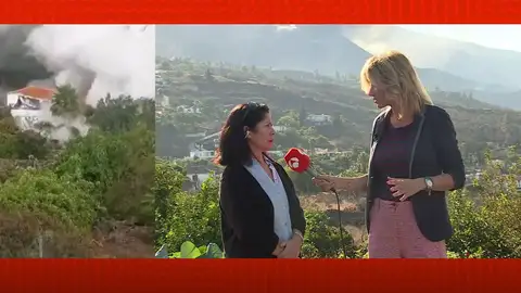 Afectados por el volcán. Afectados por el volcán.