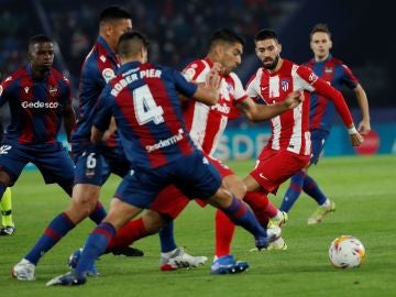El Atlético de Madrid se duerme y termina empatando contra el Levante