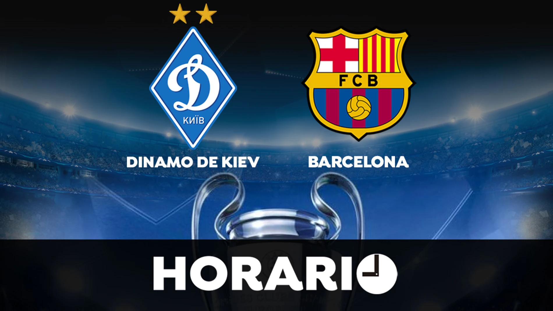 Dinamo de Kiev - Barcelona: Horario y donde ver el partido de la Champions League en directo
