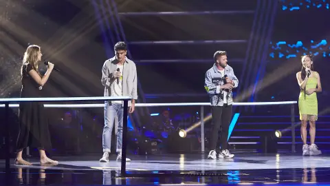 Carlos, Karina, Alice y Miguel cantan 'Almost is never enough' en La Gran Batalla de ‘La Voz’ Actuación | La Gran Batalla