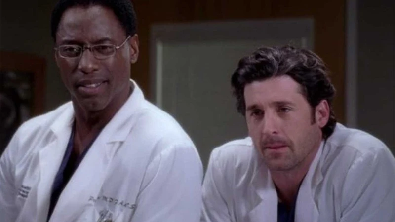 Isaiah Washington y Patrick Dempsey en 'Anatomía de Grey' Isaiah Washington y Patrick Dempsey en 'Anatomía de Grey'