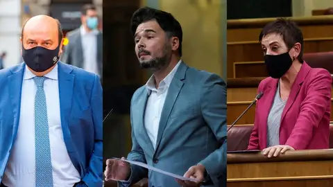 El PNV, ERC y EH Bildu ultiman la negociación de los Presupuestos en el último día para presentar una enmienda a la totalidad El PNV, ERC y EH Bildu ultiman la negociación de los Presupuestos en el último día para presentar una enmienda a la totalidad