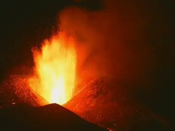 Volcán de La Palma en erupción Volcán de La Palma en erupción