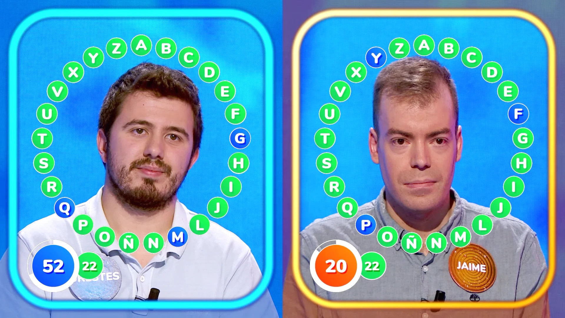 &iexcl;De infarto! Orestes no se conforma con el empate con Jaime en &lsquo;El Rosco&rsquo; y va a por el bote de &lsquo;Pasapalabra&rsquo; 
