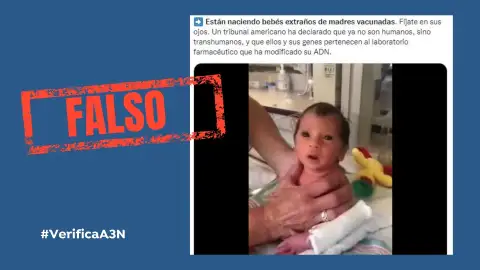 El bulo que alarma a las embarazadas: "Están naciendo bebés extraños de madres vacunadas" El bulo que alarma a las embarazadas: "Están naciendo bebés extraños de madres vacunadas"