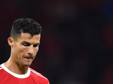 Cristiano Ronaldo durante un partido Cristiano Ronaldo durante un partido