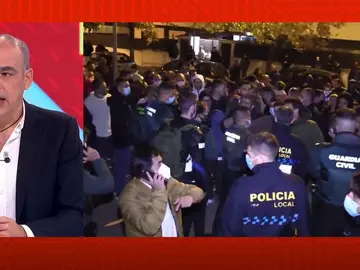 Nacho Abad en Espejo Público. Nacho Abad en Espejo Público.
