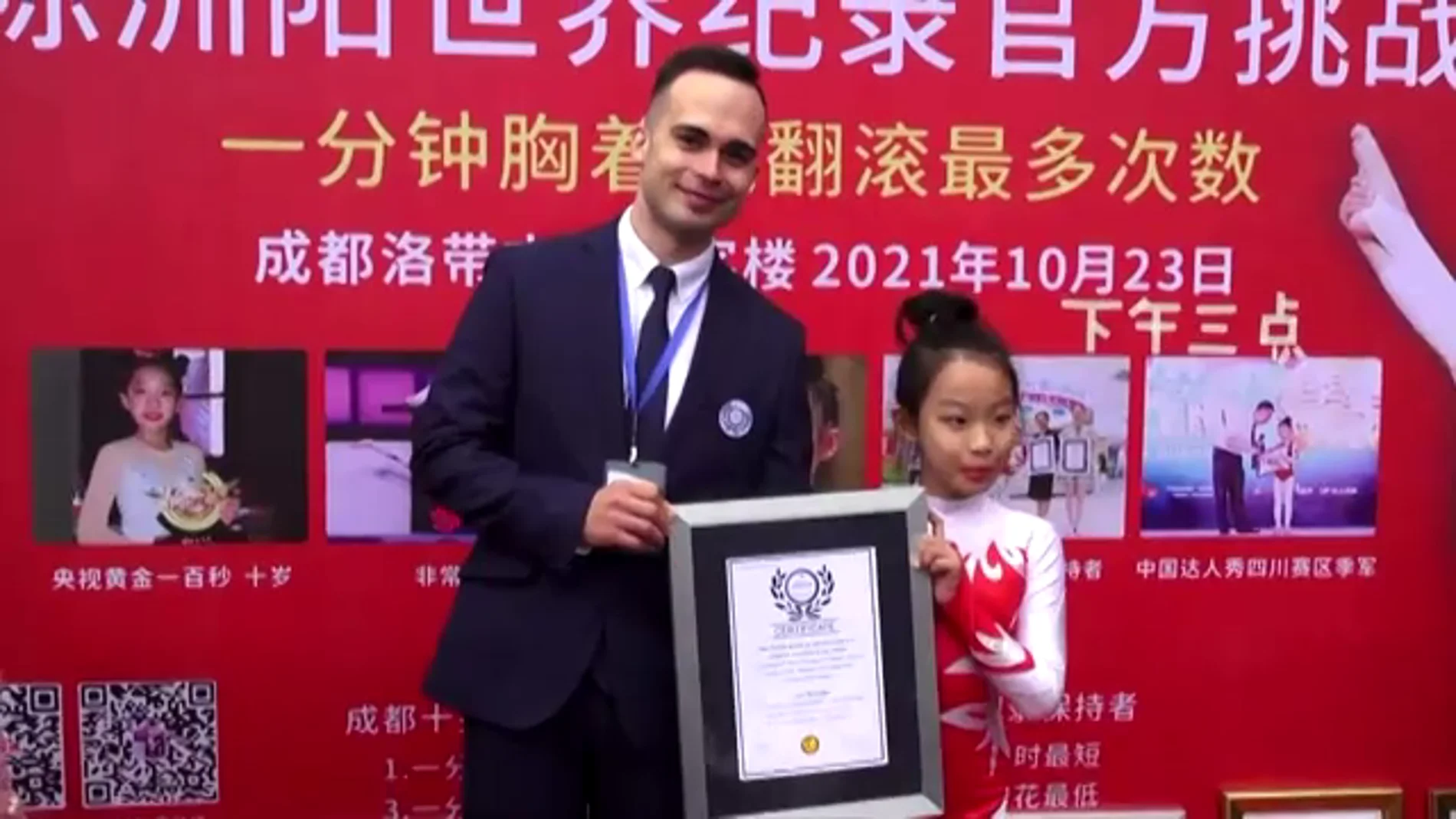 Chen Zhouyang bate tres récords mundiales de Jiu-jitsu con tan solo 10 años