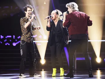 Luis, Franc y Noemí cantan 'Show must go on' en La Gran Batalla de ‘La Voz’ Luis, Franc y Noemí cantan 'Show must go on' en La Gran Batalla de ‘La Voz’