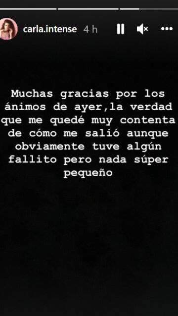 Carla Vigo sobre su debut en el espectáculo de Rafael Amargo