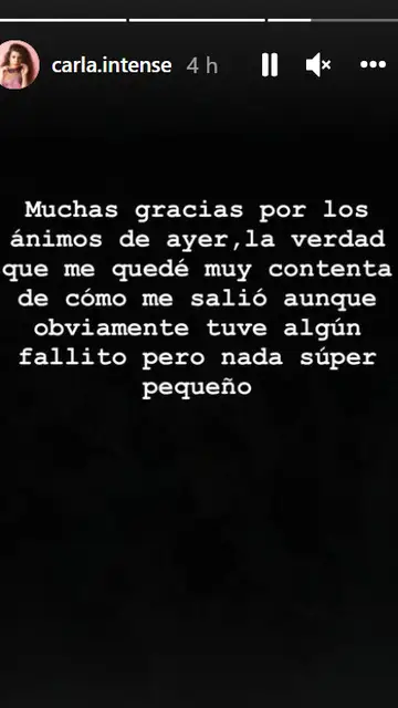 Carla Vigo sobre su debut en el espectáculo de Rafael Amargo Carla Vigo sobre su debut en el espectáculo de Rafael Amargo