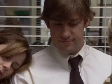 John Krasinski (Jim) y Jenna Fischer (Pam) en 'The Office' John Krasinski (Jim) y Jenna Fischer (Pam) en 'The Office'