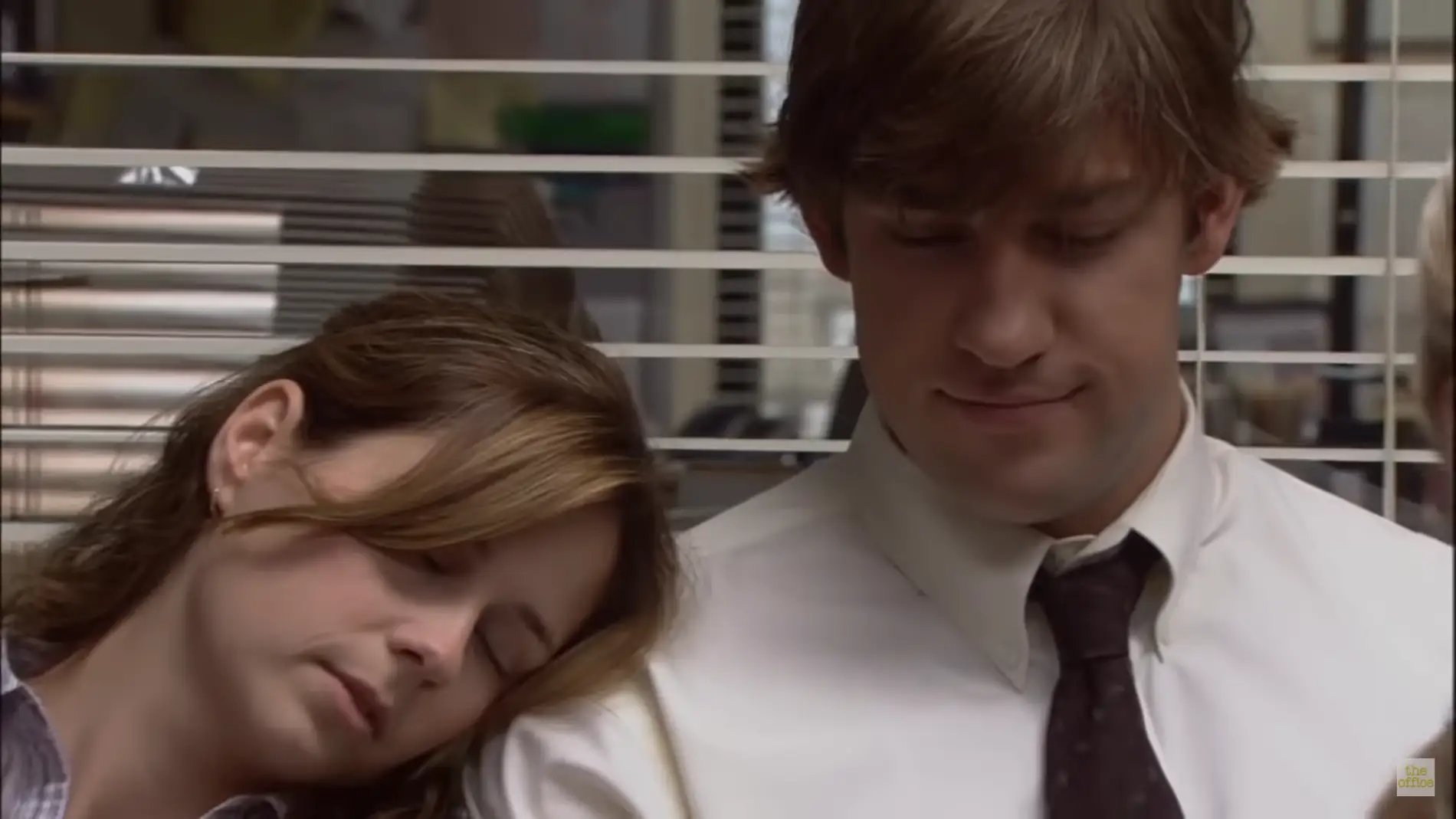 John Krasinski (Jim) y Jenna Fischer (Pam) en 'The Office'