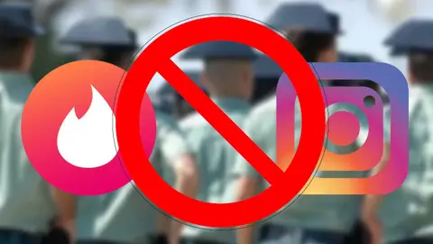 Interior prohíbe a los miembros de la Guardia Civil subir fotos a Tinder o Instagram con el uniforme Interior prohíbe a los miembros de la Guardia Civil subir fotos a Tinder o Instagram con el uniforme