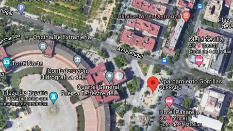 Google Maps reconoce una zona para aparcar en Sevilla como 'parking de gorrillas' Google Maps reconoce una zona para aparcar en Sevilla como 'parking de gorrillas'