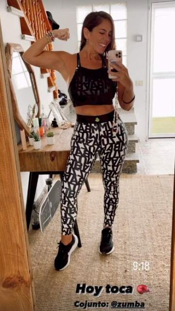 Anabel Pantoja en sus historias de Instagram