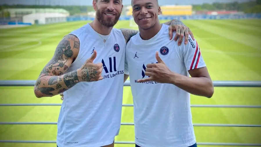 Sergio Ramos vuelve a entrenarse con el grupo tras 4 meses sin debutar con el PSG