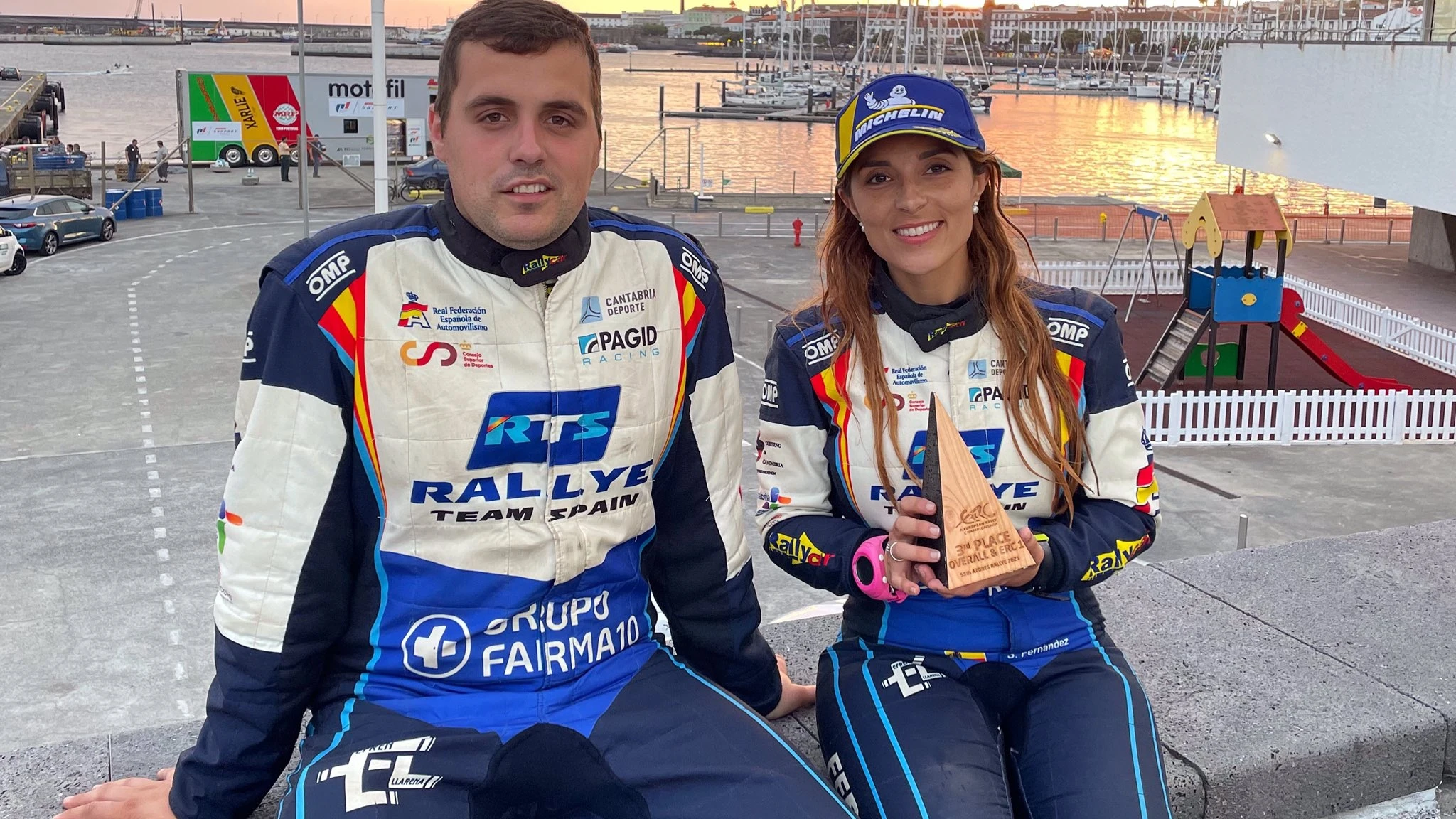 Efrén Llarena y Sara Fernández, en busca de presupuesto para poder acudir a la última cita del Europeo de Rallies Efrén Llarena y Sara Fernández, en busca de presupuesto para poder acudir a la última cita del Europeo de Rallies
