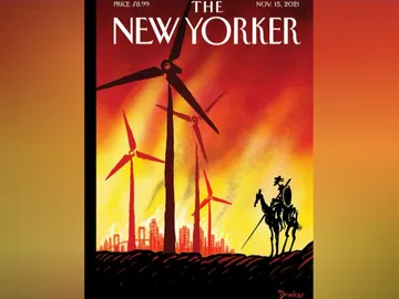 Don Quijote se enfrenta al cambio climático en la portada de The New Yorker Don Quijote se enfrenta al cambio climático en la portada de The New Yorker