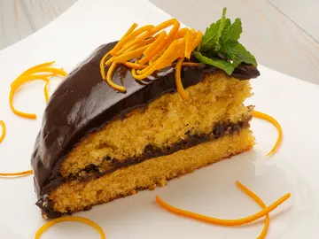 Receta de tarta de naranja y chocolate, de Eva Arguiñano Receta de tarta de naranja y chocolate, de Eva Arguiñano