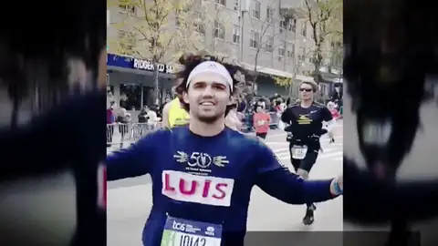 Luis Muñoz, de correr un maratón en casa a que le invite la televisión al de Nueva York: "Lo más duro que he vivido" Luis Muñoz, de correr un maratón en casa a que le invite la televisión al de Nueva York: "Lo más duro que he vivido"