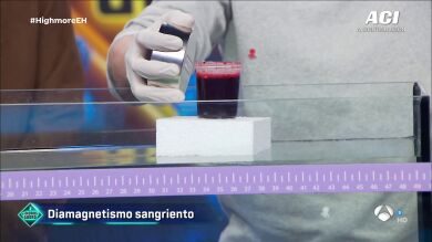 ¿Sabías qué la sangre huye de los imanes? Marron lo demuestra en 'El hormiguero 3.0' 