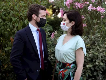 Pablo Casado e Isabel Díaz Ayuso Pablo Casado e Isabel Díaz Ayuso