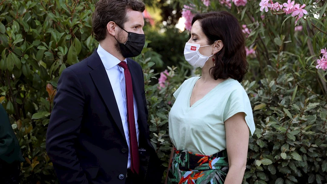 Pablo Casado e Isabel Díaz Ayuso Pablo Casado e Isabel Díaz Ayuso