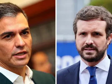 Pedro Sánchez y Pablo Casado Pedro Sánchez y Pablo Casado