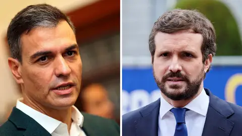 Pedro Sánchez y Pablo Casado Pedro Sánchez y Pablo Casado
